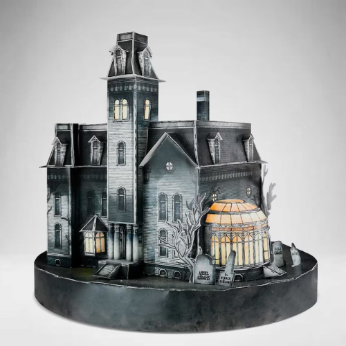 ADDAMS HOUSE - Maquette en papier - Créations en papier - Maquette en carton - Echelle H0