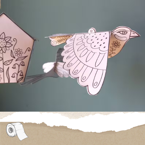 Printable Paper Birds for Kids' Crafts-Paperland Adventures